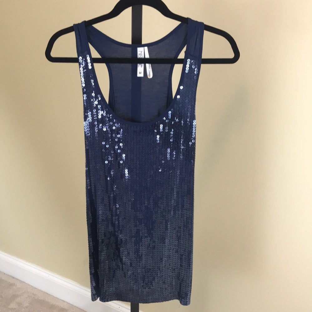 Kische Women’s Sequin Tank Top. Size Medium
